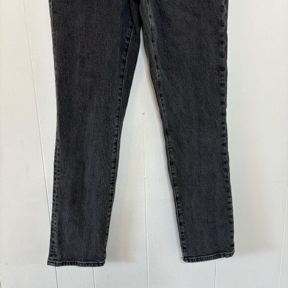 Madewell Perfect Vintage Jeans Black Denim Dark Wash Womens Size 24 High Rise - Picture 10 of 14